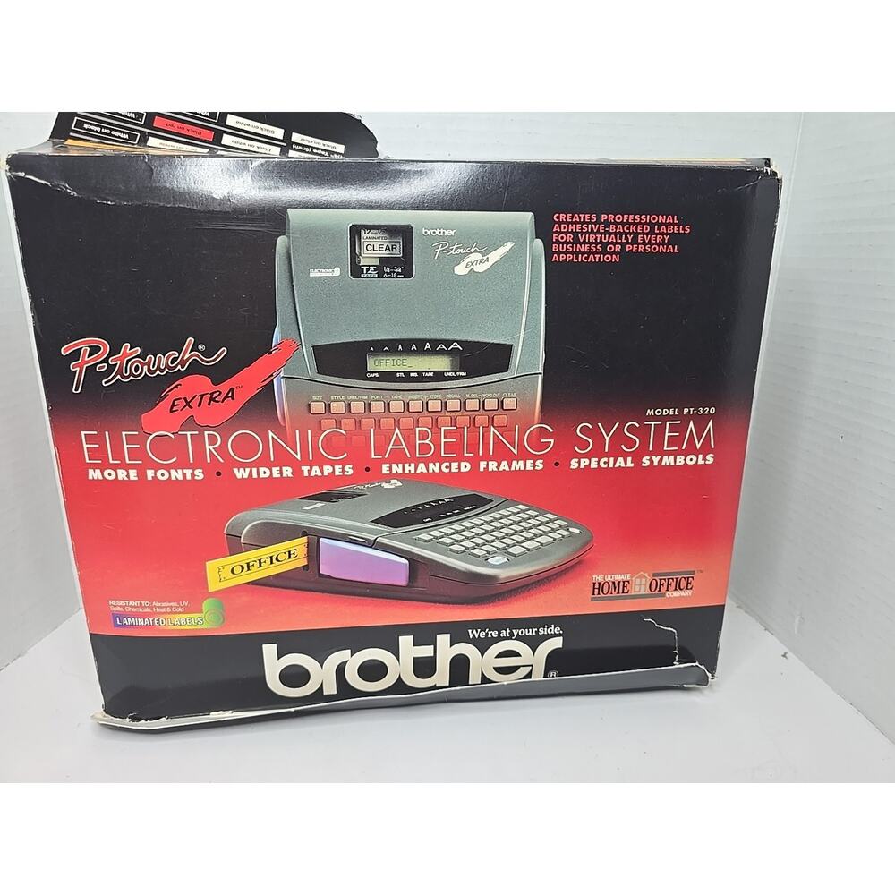 Brother P-Touch Extra PT-320 Label Thermal Printer Electronic Labeling System